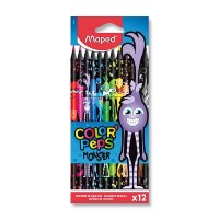 Trojhranné pastelky Maped Color'Peps Monster 12ks