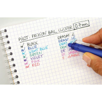 Gumovací roller Pilot FriXion Clicker 0.7 M růžový
