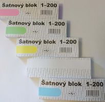 Tiskopisy MSK šatnový blok 200/806