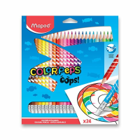 Trojhranné pastelky Maped Color'Peps Oops 24ks