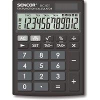 Stolní kalkulačka Sencor SEC 332T černá