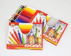 Trojhranné pastelky KOH-I-NOOR Triocolor 24ks