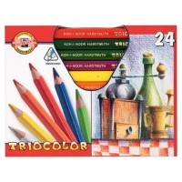 Trojhranné pastelky KOH-I-NOOR Triocolor 24ks
