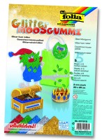 Pěnová guma A4 barevná s glitry