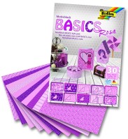 Papír na scrapbooking v bloku A4 80-270g/m2 30ls Basics