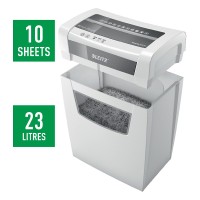 Skartovač  Leitz IQ Home Office P4 křížový řez