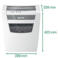 Skartovač  Leitz IQ Home Office P4 křížový řez