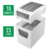 Skartovač   Leitz IQ Slim Home Office P4 křížový řez