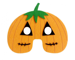 Maska Halloween Dýně filc
