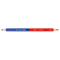 Kancelářská tužka KOH-I-NOOR 3423 červeno-modrá