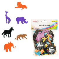 Pěnové samolepky zoo 98ks