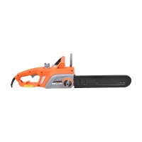 Elektrická pila 2000W s dvojitou brzdou a automatickým mazáním, oranžová
