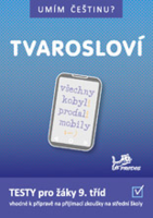 9.ročník Český jazyk Umím češtinu? Tvarosloví Testy