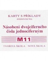 3.ročník Matematika Karty s příklady Násobení dvojciferného čísla jednociferným M11