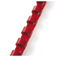Hřbet pro kroužkovou vazbu 8mm 40ls červený