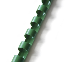 Hřbet pro kroužkovou vazbu 8mm 40ls zelený