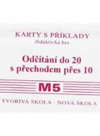 2.ročník Matematika Karty s příklady Odčítání do 20 s přechodem přes 10 M5