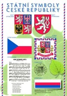 6.-9.ročník Občanská výchova Nástěnná tabule Státní symboly ČR