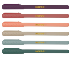 Kuličkové pero Kores Pen Vintage Style 6ks