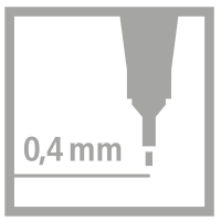 Sada linerů Stabilo Point 88 40ks
