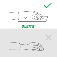 Podložka pod myš Leitz Ergo tmavě šedá
