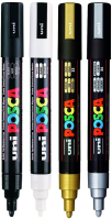 Sada popisovačů POSCA PC-5M Uni 4ks