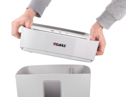 Skartovač Dahle PaperSAFE® 120 křížový řez