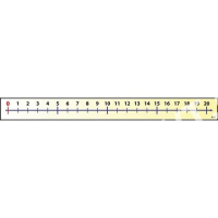 Matematika Číselná osa (0, +20) obraz XL