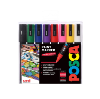 Sada popisovačů POSCA PC-5M Uni základní barvy
