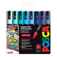 Sada popisovačů POSCA PC-5M Uni Ocean