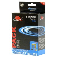 Inkoustová cartridge Epson D78/ DX4000/ T0715 sada