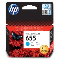 Inkoustová cartridge HP 655 CZ110AE modrá