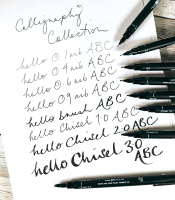 Sada linerů Calligraphy 8ks černá