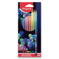 Trojhranné pastelky Maped Deepsea Paradise 12ks
