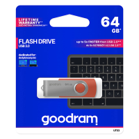 Goodram USB flash disk USB 3.0 (3.2 Gen 1) 64GB UTS3 červený