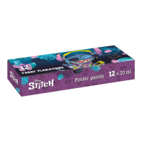 Temperové barvy Colorino Stitch v kelímku 12ks