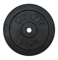 Kotouč LIFEFIT® 20kg, kovový, pro 30mm tyč