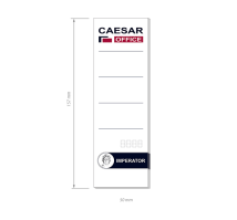 Štítek na pořadač zasouvací Caesar Imperator 10ks